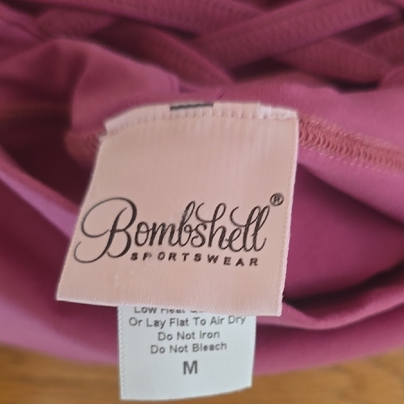 Bombshell Sportswear Women's Pink Shorts - Picture 2 of 3